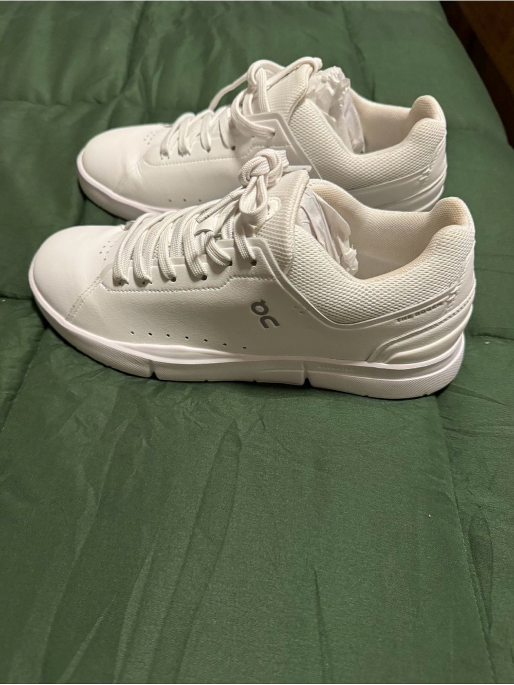 On Running White Low-Top Athletic Sneakers